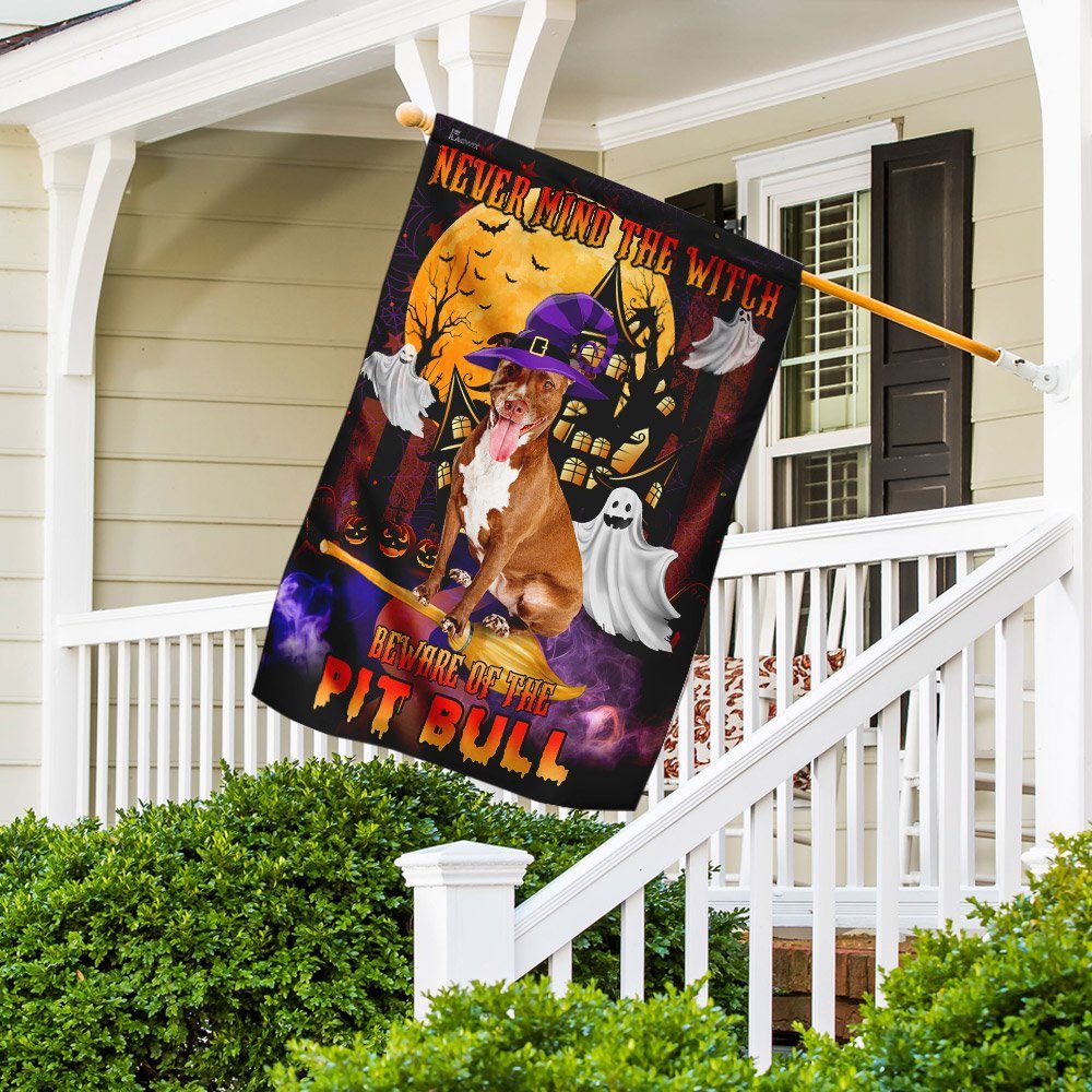 Never Mind The Witch Beware Of The Pit Bull Flag - Image 3