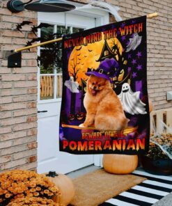 Never Mind The Witch Beware Of The Pomeranian Flag