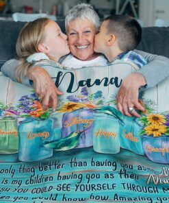 new grandma gifts first time mom &amp nana gifts, grandma gifts mother woven throw blanket 2662