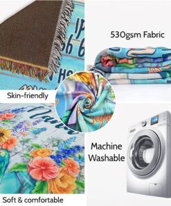 new grandma gifts first time mom &amp nana gifts, grandma gifts mother woven throw blanket 5639