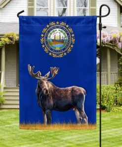 New Hampshire Moose Flag MLN1567F