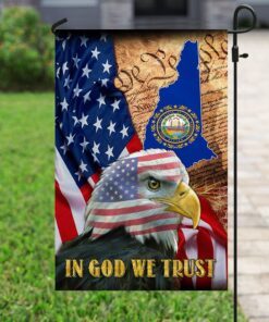 new hampshire state patriotic american independence day flag 2824