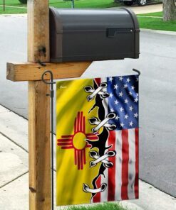 new mexico and american flag 7153