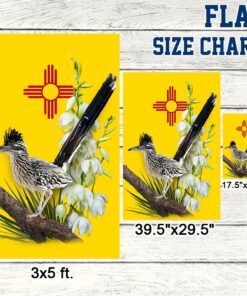 new mexico flag roadrunner and yucca bnn466f 7137