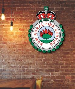 new south wales rural fire service metal sign bnn39ms 2759