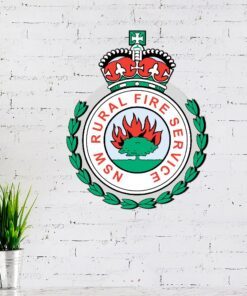 New South Wales Rural Fire Service Metal Sign BNN39MS