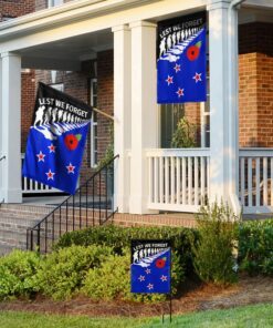 new zealand anzac day lest we forget flag mln1154f 1394
