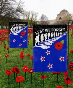 new zealand anzac day lest we forget flag mln1154f 2759