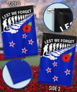 new zealand anzac day lest we forget flag mln1154f 7277