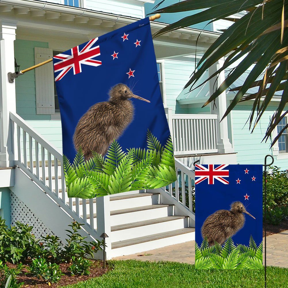 New Zealand Flag Happy New Zealand Day Kiwi Bird Fern LNT856F - Image 4