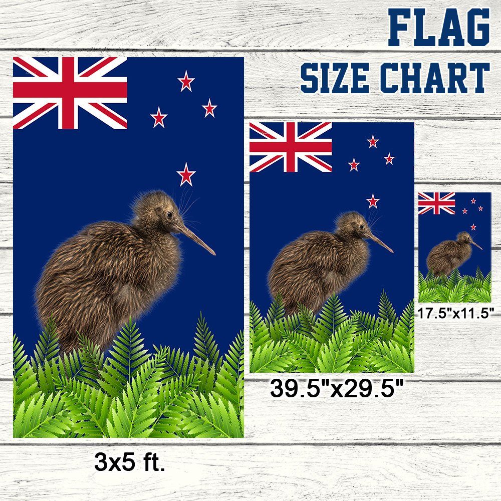 New Zealand Flag Happy New Zealand Day Kiwi Bird Fern LNT856F - Image 7