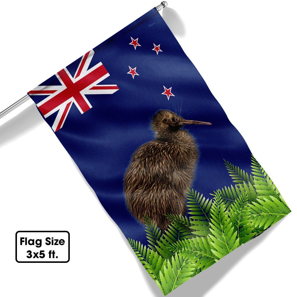 New Zealand Flag Happy New Zealand Day Kiwi Bird Fern LNT856F - Image 6