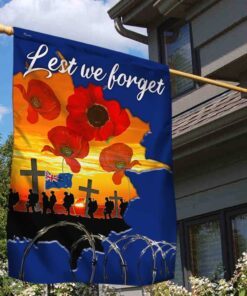 new zealand poppy anzac day flag lest we forget dbd3403f 2366
