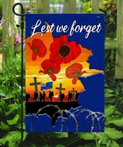 new zealand poppy anzac day flag lest we forget dbd3403f 5444