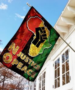no justice no peace africa flag 3331