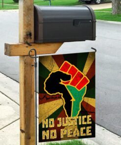 no justice no peace proud africa flag 1453