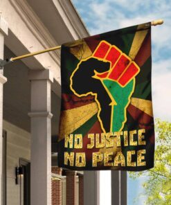 no justice no peace proud africa flag 7168