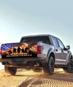 no man left behind means something to the rest of us truck tailgate decal sticker wrap trn1346td 5543