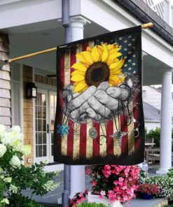 No One Fights Alone Firefighter Nurse Police EMS Flag