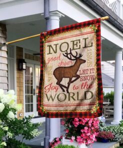noel deer flag 1640