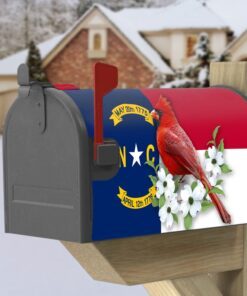 North Carolina Garden Flag & Mailbox Cover Cardinal And Flowering Dogwood BNN499MF