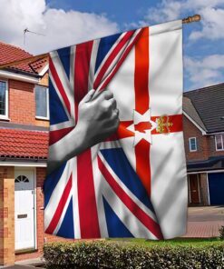 northern ireland and union flag qnk880fv1 5829