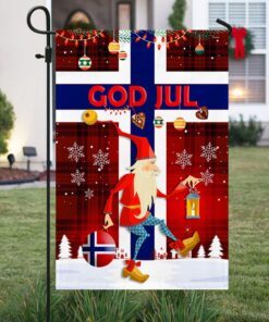 norway tomte gnome god jul norwegian flag mln806f 3144