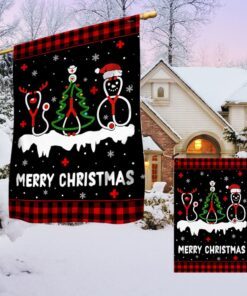 nurse christmas flag gift for nurse tqn744f 1873
