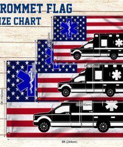 nurse flag emt emergency medical technicians nurse american flag qtr98gf 5459