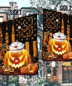 nurse flag pumpkin nurse stethoscope flag lha1701f 2943