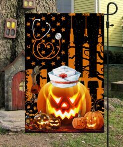 nurse flag pumpkin nurse stethoscope flag lha1701f 7636