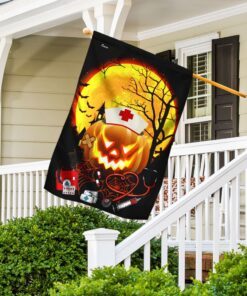 nurse halloween flag 4514