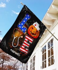 nurse halloween flag 4822
