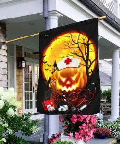 nurse halloween flag 5494