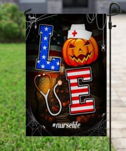 nurse halloween flag 7777