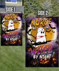 nurse halloween witch flag thh3395f 4279