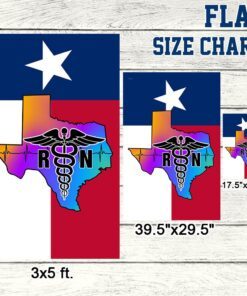 nurse texas flag registered nurse rn tqn1123f 6218