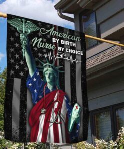 Nurse US Flag American By Birth Nurse By Choice DDH2887F