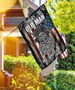 Odin. Beware The Old Man In A Land Where Men Die Young Flag
