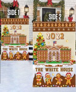 official 2022 white house gingerbread christmas garden flag &amp mailbox cover bnn623mf 1910