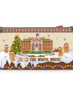 official 2022 white house gingerbread christmas garden flag &amp mailbox cover bnn623mf 5768