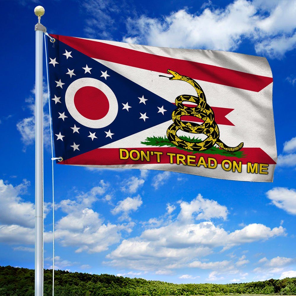 Ohio Grommet Flag Gadsden Don’t Tread on Me  LHA1766GFv3
