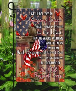 old rugged cross flag 3456
