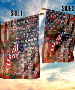 old rugged cross flag 4444