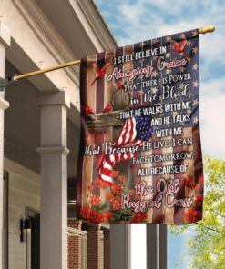 old rugged cross flag 6138