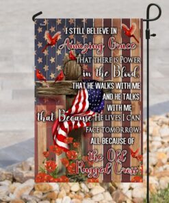 old rugged cross flag 7033