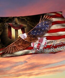 One Nation Under God. American Eagle Flag THB3124GF