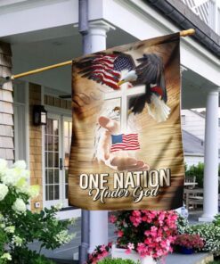 One Nation Under God. Eagle Flag