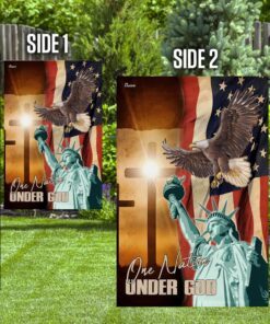 one nation under god america flag 4360