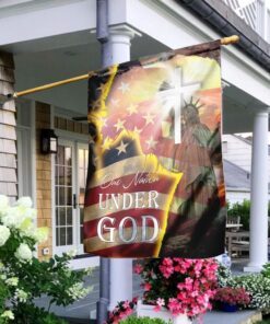 One Nation Under God America Flag